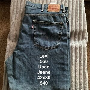 Levi 550 jeans